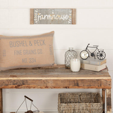 Grace Grain Sack Pillow 14x22 VHC Brands - The Fox Decor